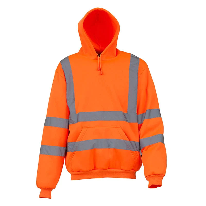 High Vis Reflective Safety Fleece Hoodie
